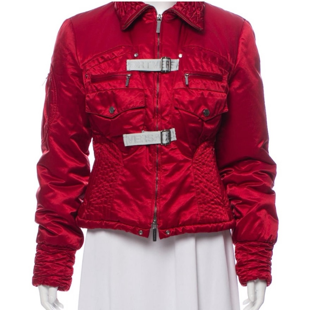 Versace sport jacket Red M